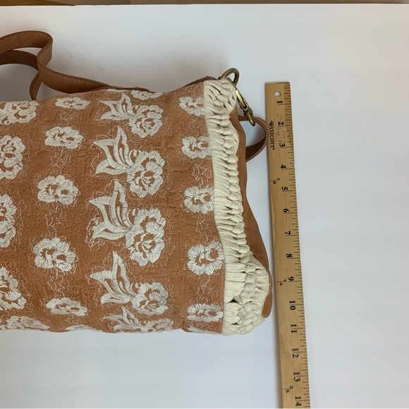 Anthropologie Miss Albright Specialty Leather Embroidered Crossbody Bag - Picture 10 of 16